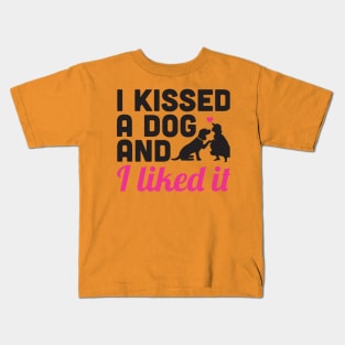 Kissed Dog 2 Kids T-Shirt